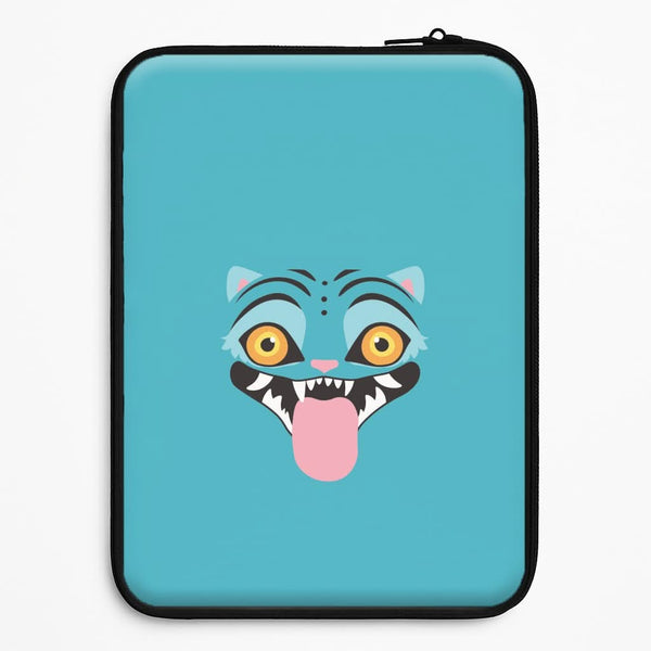 Demon Cat Face Universal Laptop Sleeve