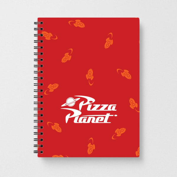 Pizza Planet Pattern Notebook