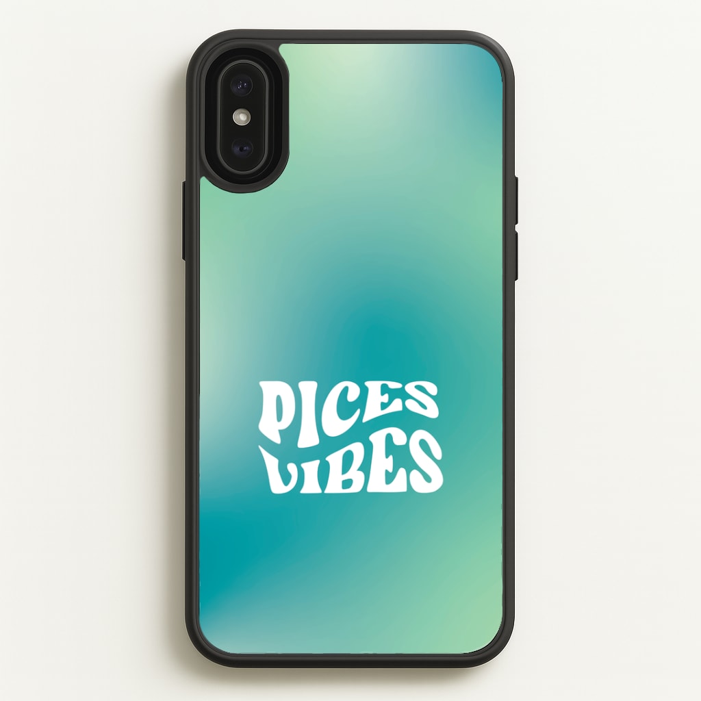 Pices Vibes Gradient Zodiac iPhone XS Max Case