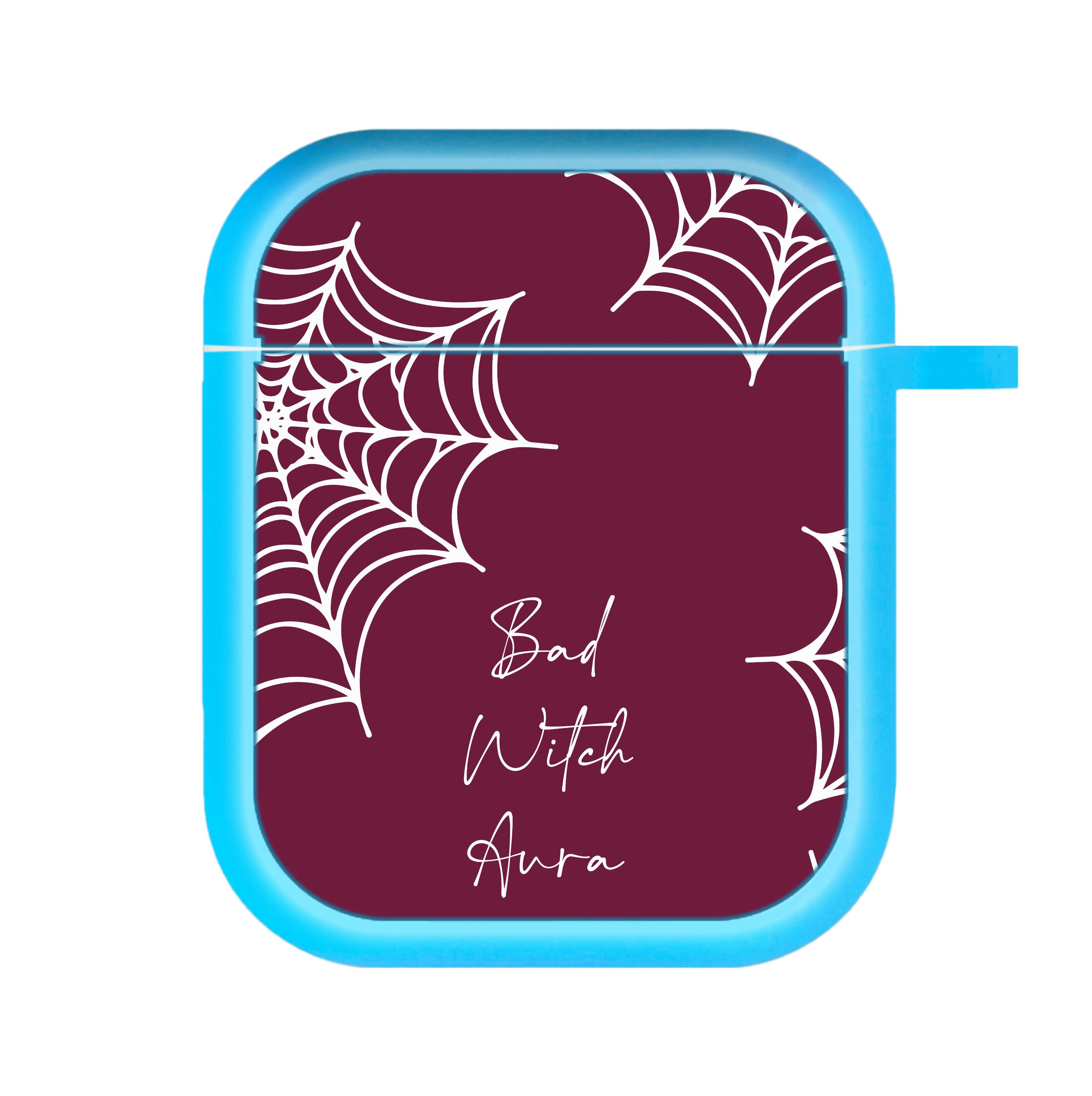 Bad Witch Aura Spider Webs AirPods Case
