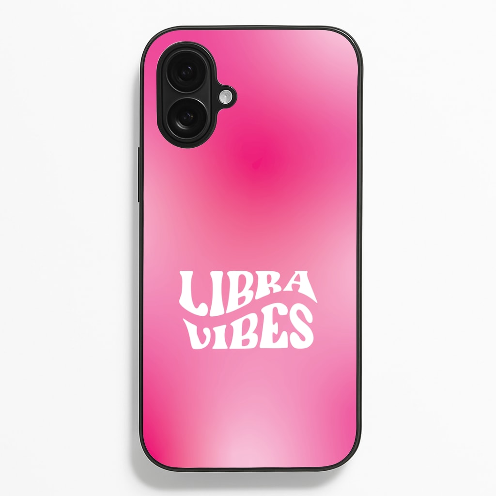 Libra Vibes Gradient Zodiac iPhone 16 Plus Case