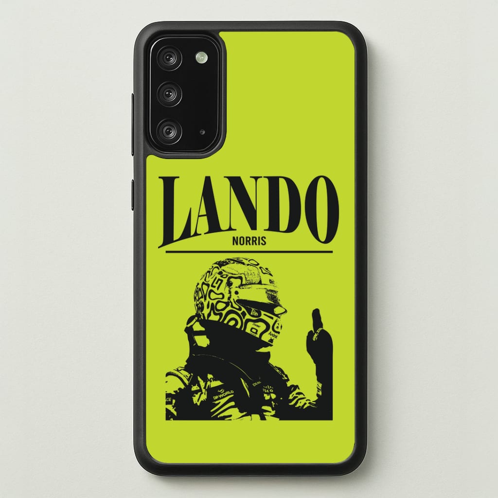 Lando Black And Green Galaxy Note 20 Case