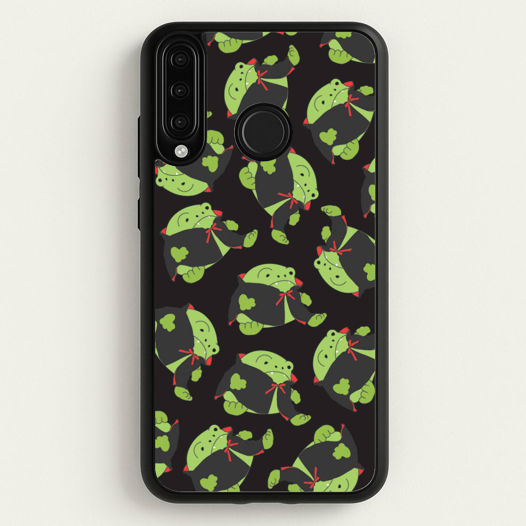 Vampire Frog Pattern - Halloween Huawei P30 Lite Case
