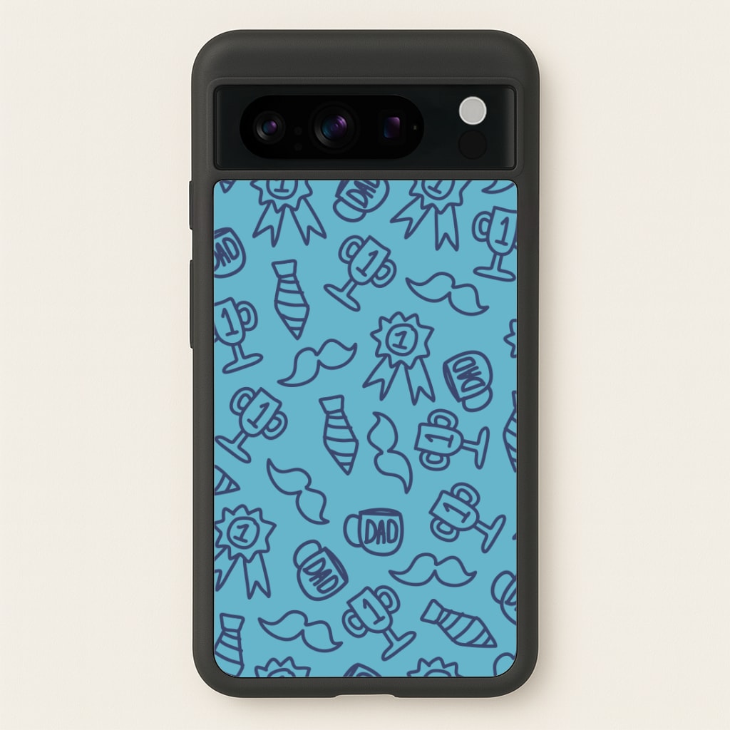 Dad Doodles Pattern Google Pixel 8 Pro Case