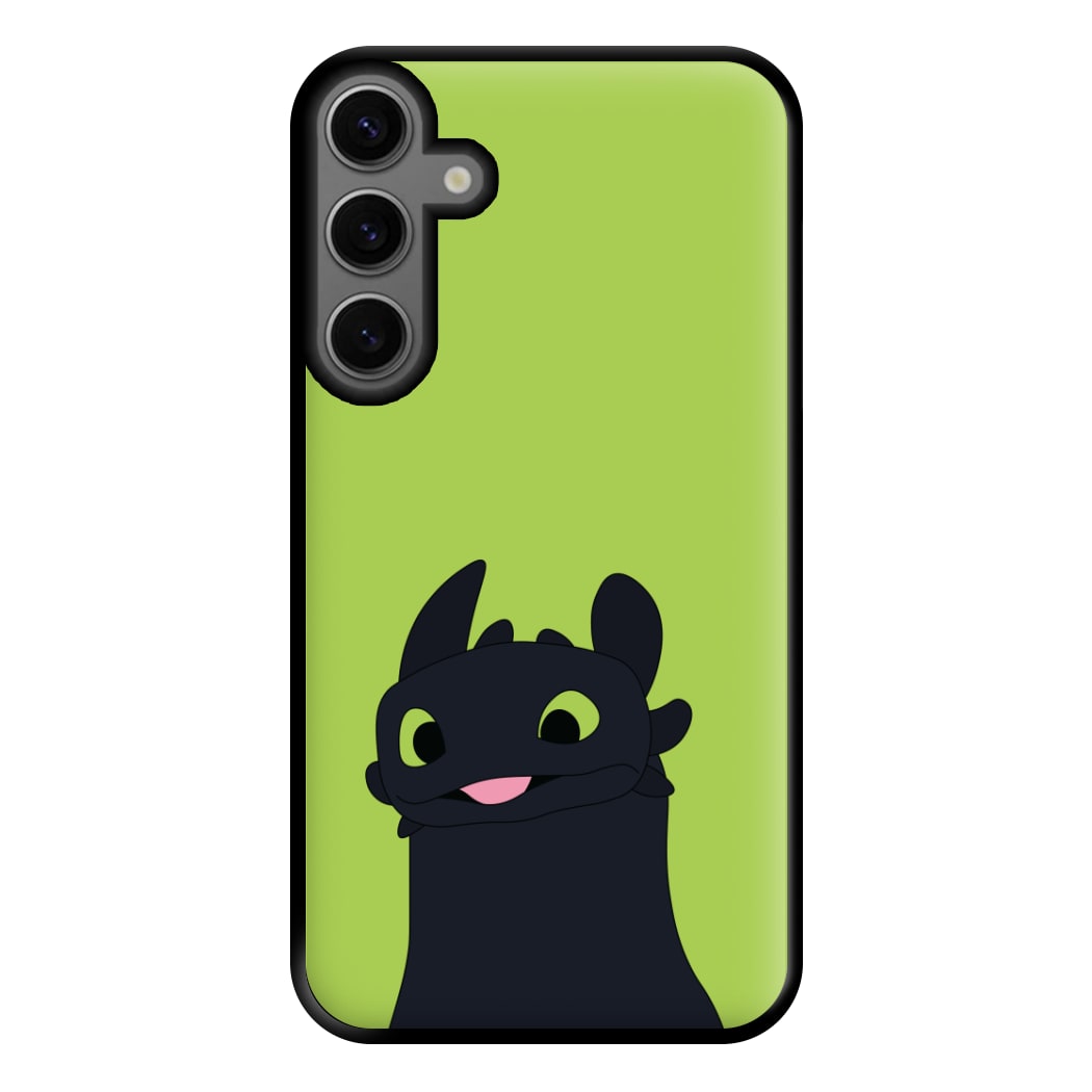 Black Fury Dragon Galaxy S23FE Case
