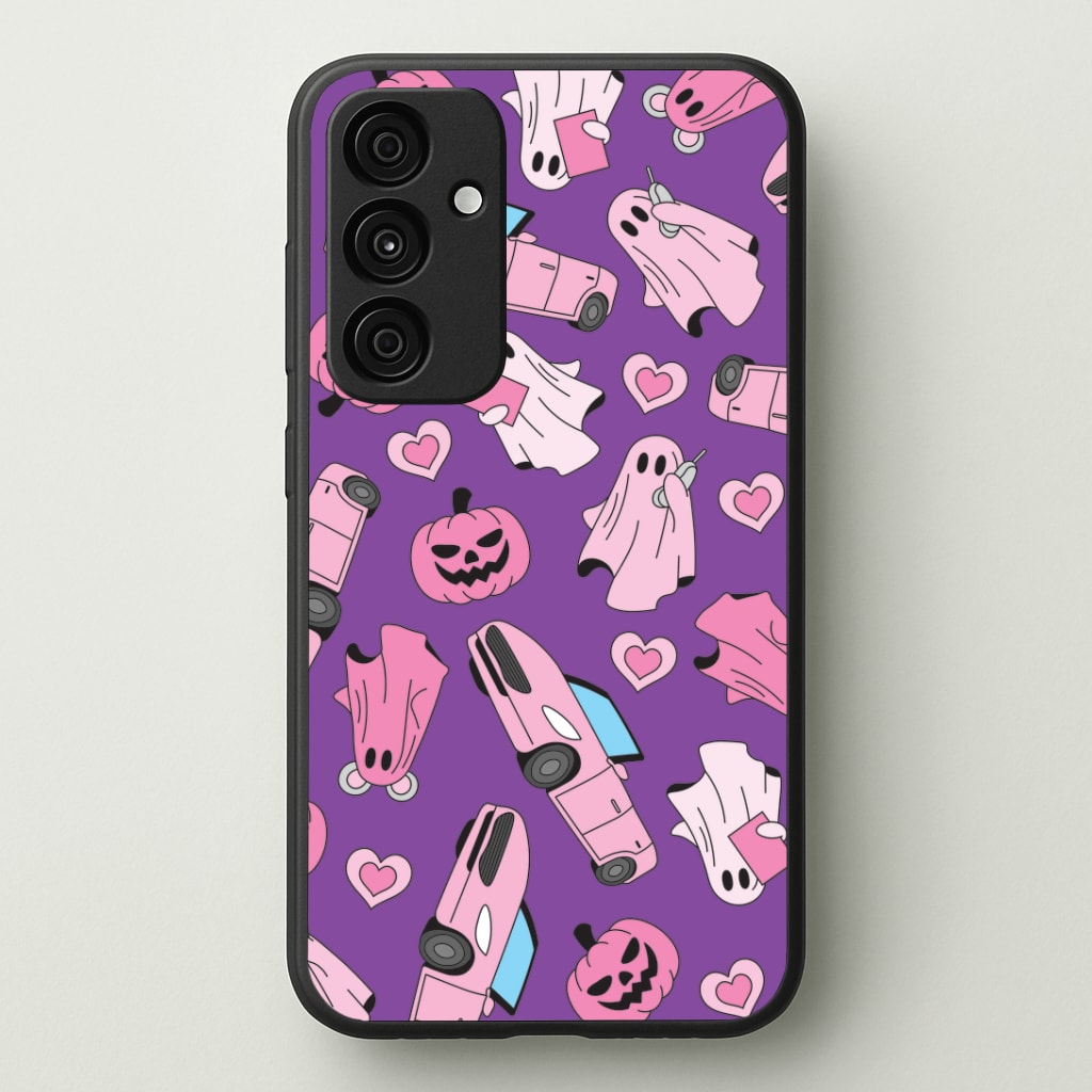 Mean Ghouls Props Pattern Galaxy A35 Case