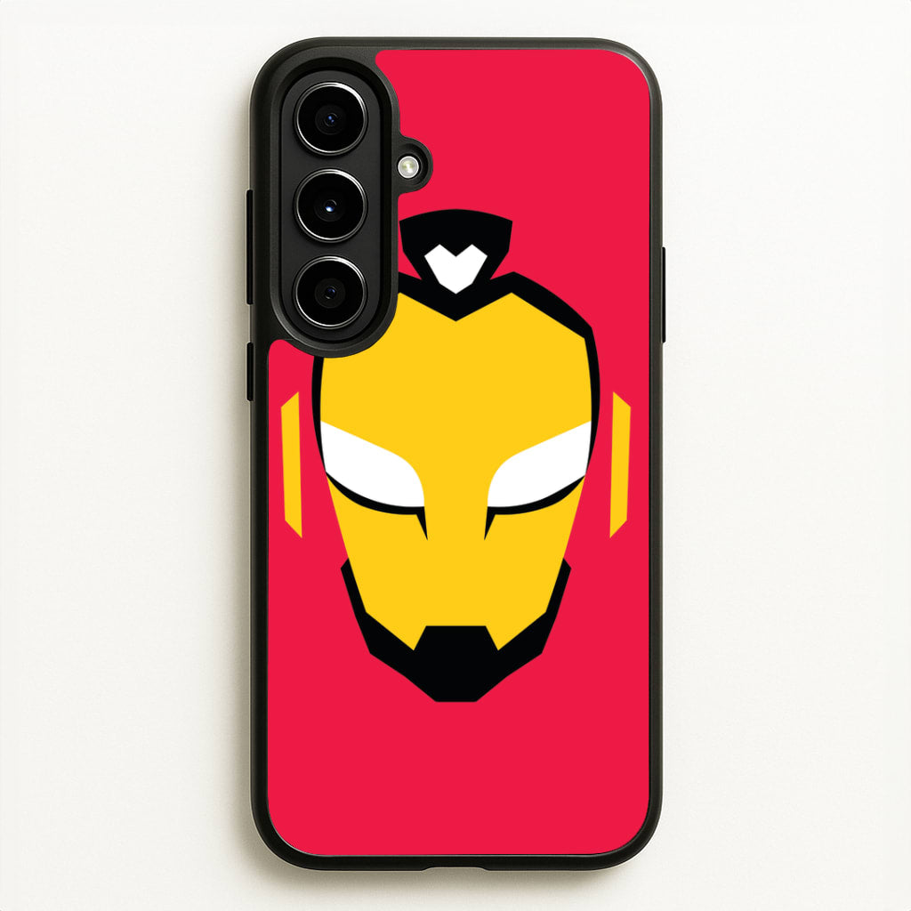 Metal Heart Hero Face Galaxy A56 Case