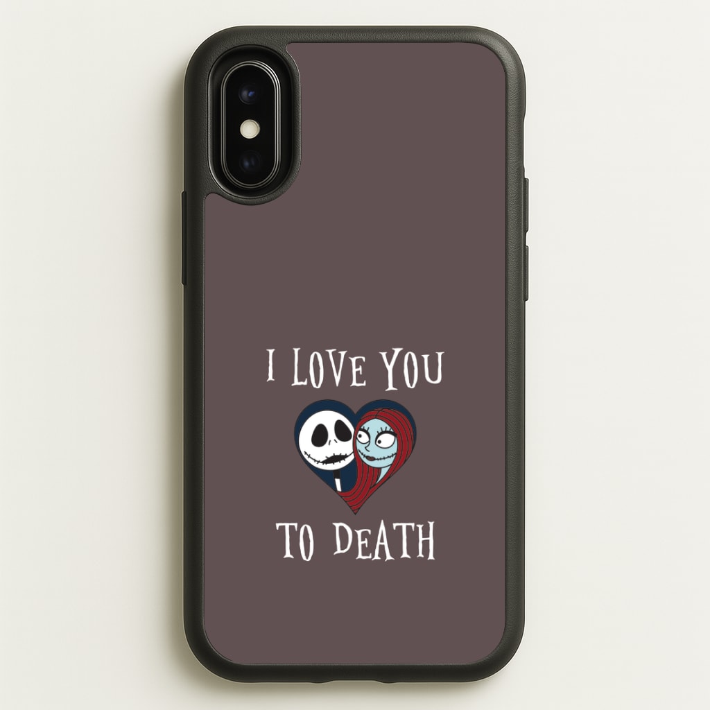 I Love You To Death Heart iPhone X / XS Case