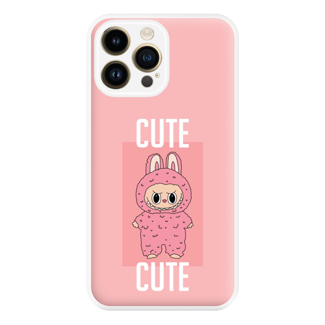 Cute Pink Monster iPhone 14 Pro Case