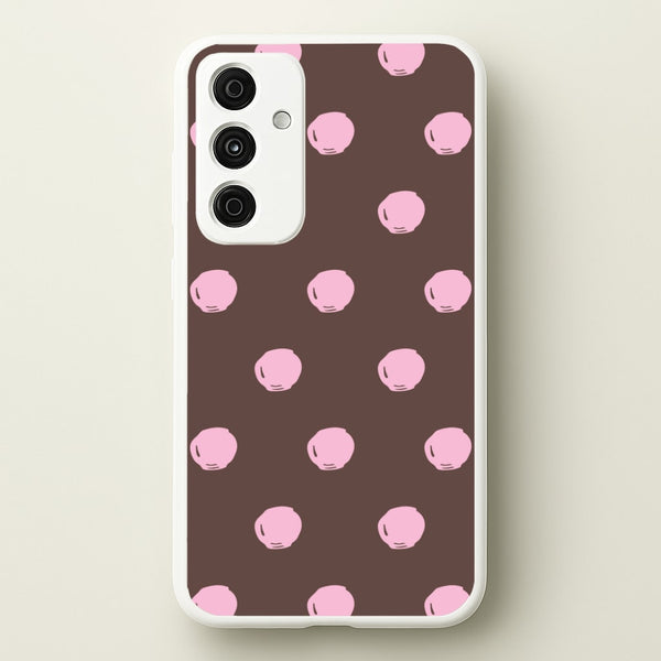 Chocolate & Strawberry Buttons Galaxy A55 Case
