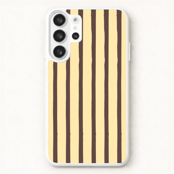 Vanilla & Chocolate Stripes Galaxy S26 Ultra Case