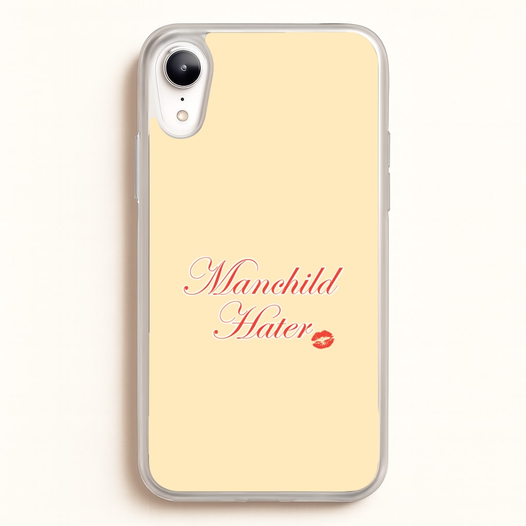 Manchild Hater iPhone XR Case