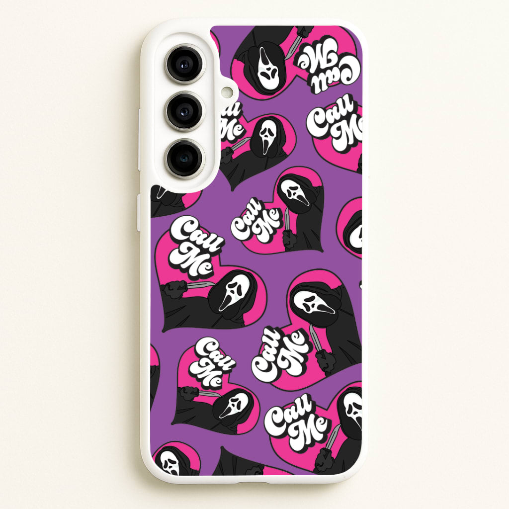 Call Me Heart Pattern Galaxy A56 Case