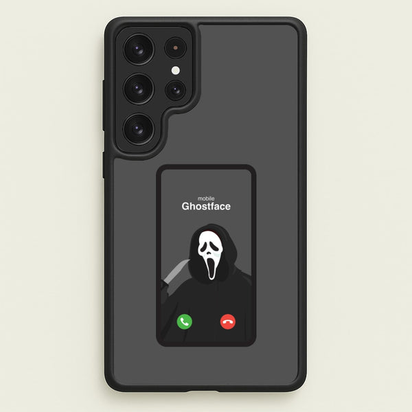 Caller ID Ghostface Galaxy S22 Ultra Case