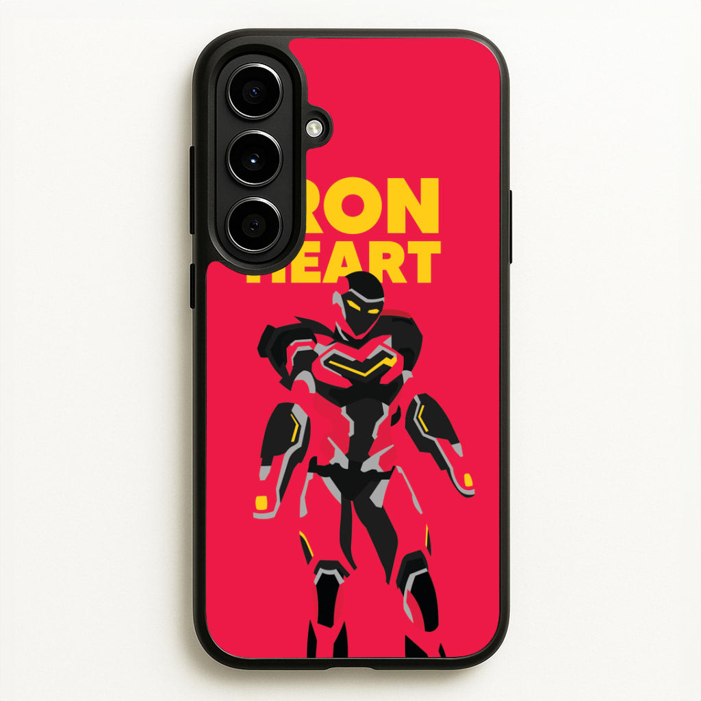 Metal Heart Hero Standing Galaxy A56 Case