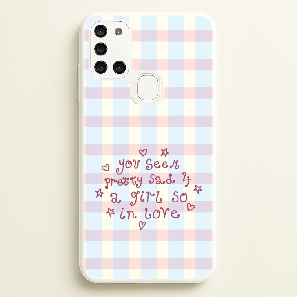 Dreamy Plaid Galaxy A21s Case