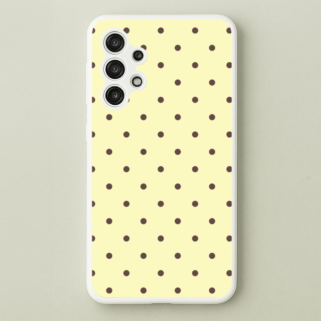 Vanilla & Chocolate Polka Dots Galaxy A13 Case