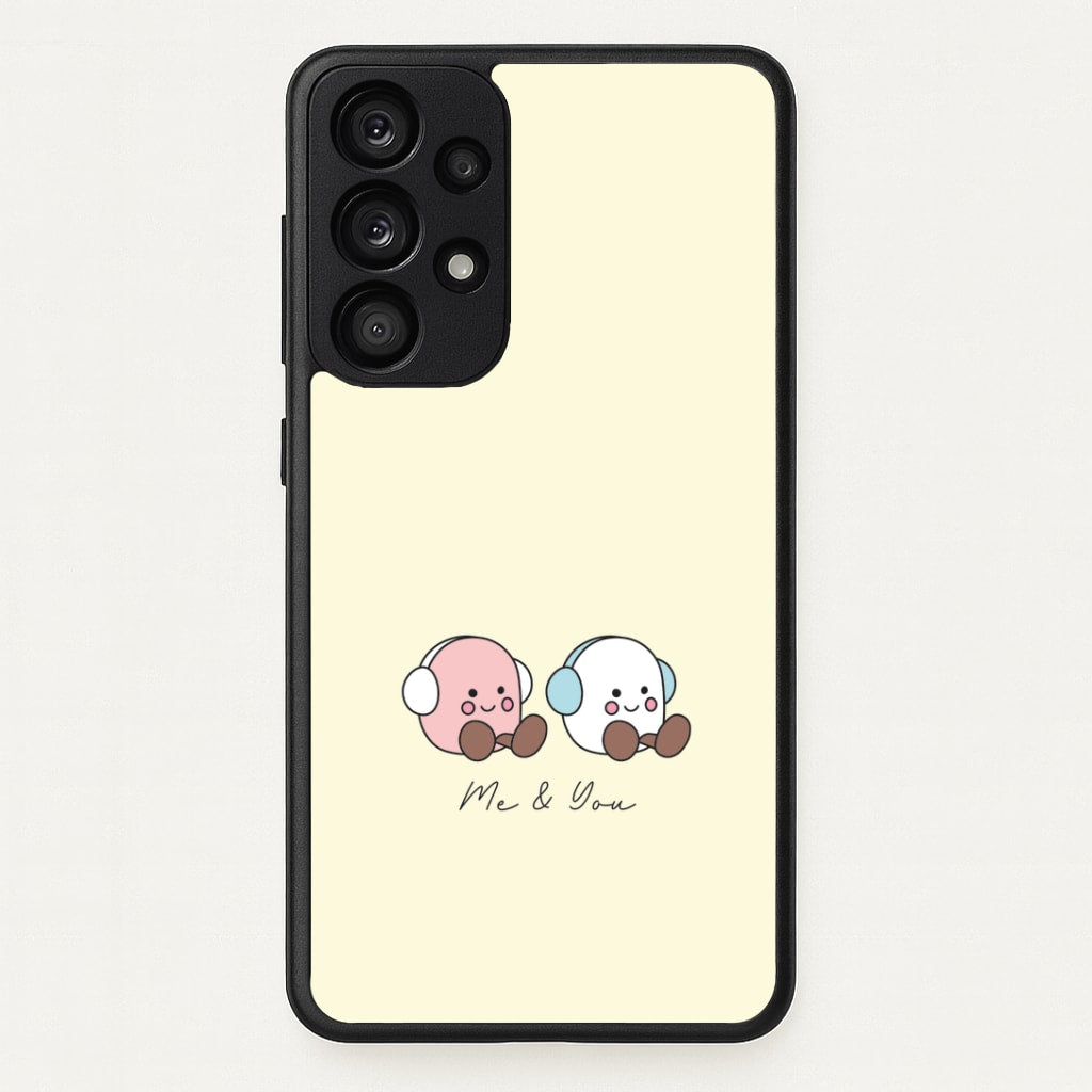 Cute Christmas Marshmellow Plushies Galaxy A33 Case