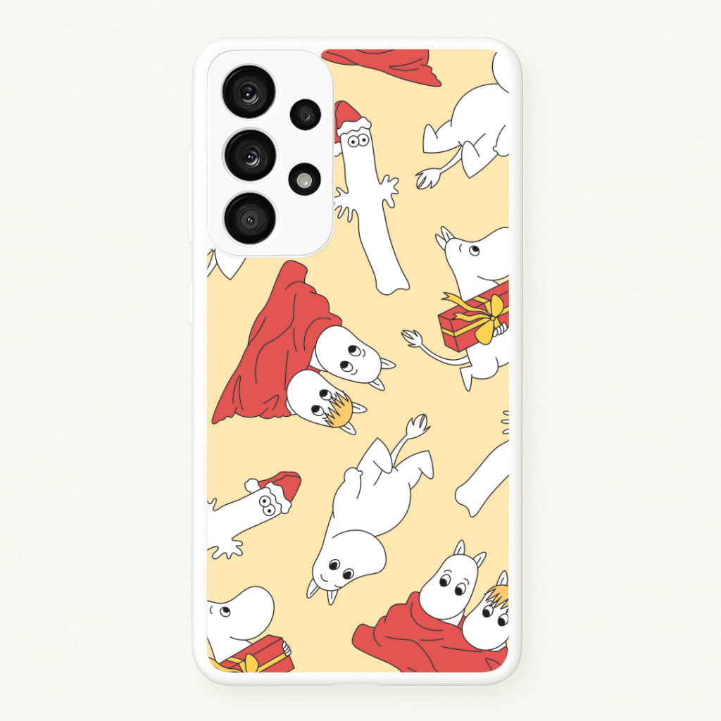 Christmas Mooms Pattern Galaxy A33 Case