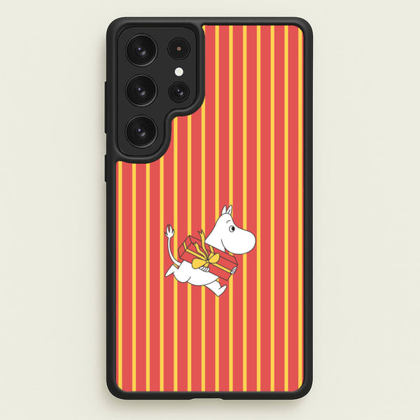 Red Present Moom Galaxy S22 Ultra Case