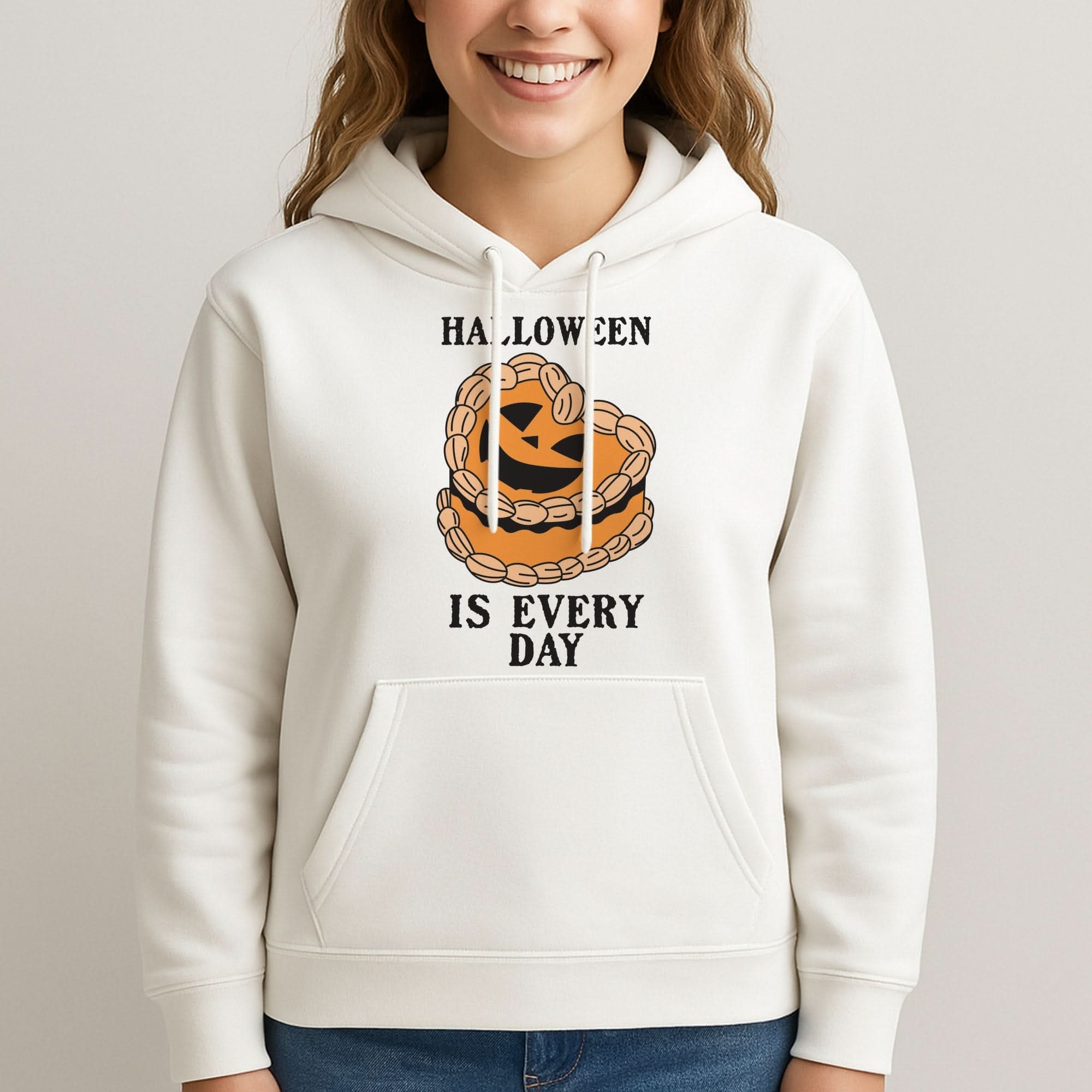 Halloween Is Every Day Womans Hooded Sweatshirt