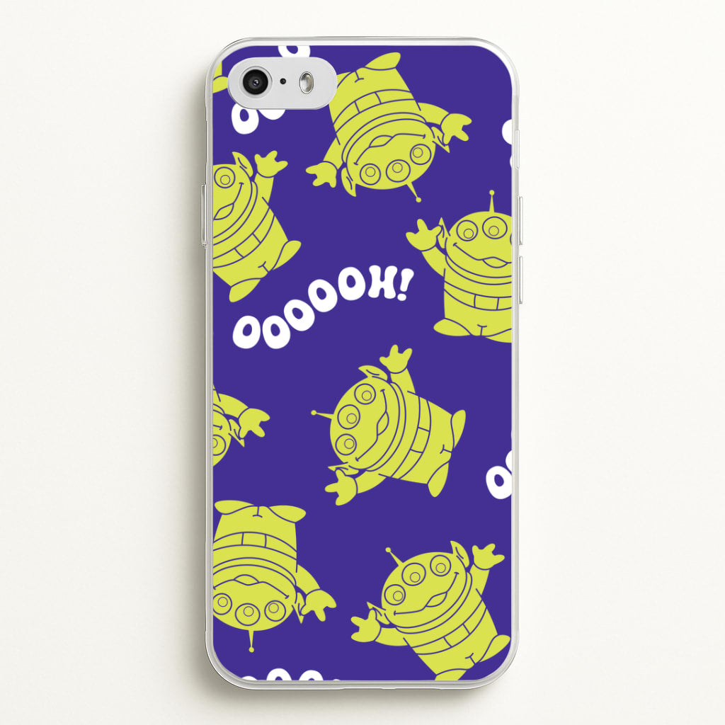 Toy Aliens Silhouette Pattern iPhone 5 / 5s / SE 2016 Case