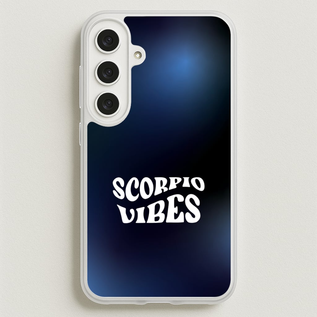 Scorpio Vibes Gradient Zodiac Galaxy S25FE Case
