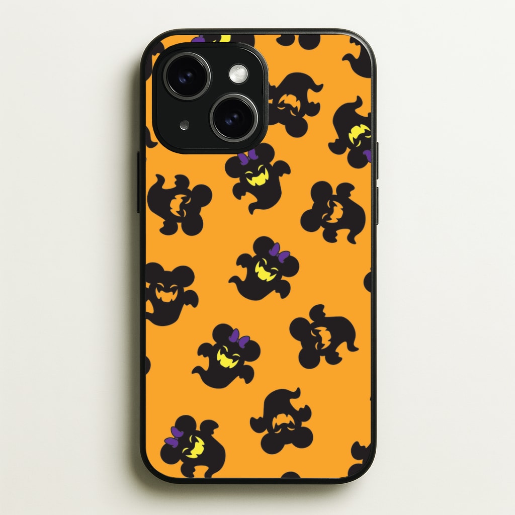 Mouse Ghosts Pattern iPhone 15 Case