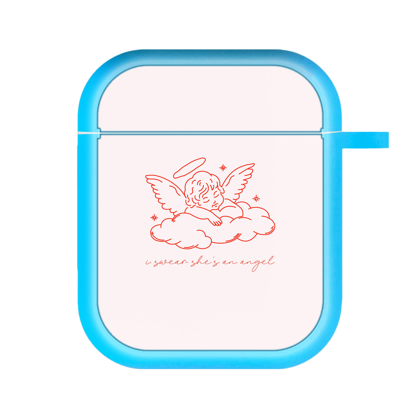 I Swear Shes An Angel - Clean Girl Aesthetic AirPods Case