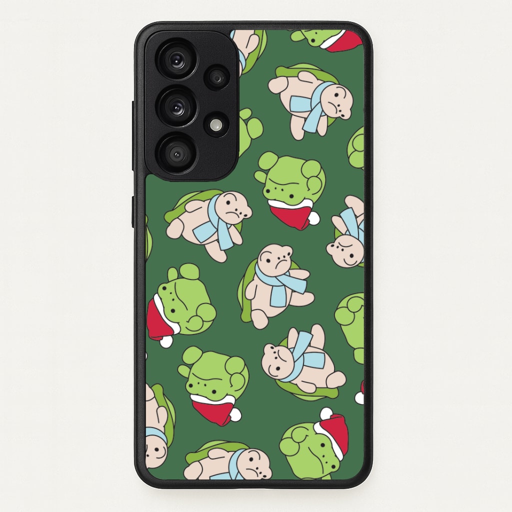 Grumpy Christmas Plushies Pattern Galaxy A53 Case