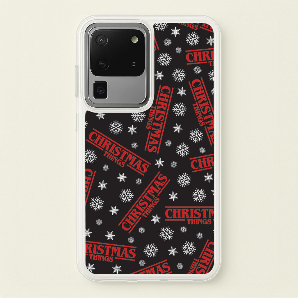 Christmas Things Snowflake Pattern Galaxy S20 Ultra Case