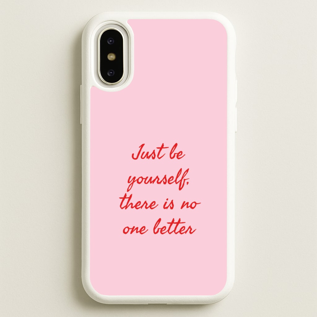 Just Be Yourself iPhone X / XS Case