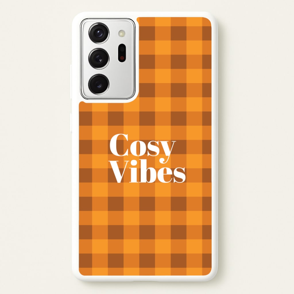 Checkered Cosy Vibes Galaxy Note 20 Ultra Case