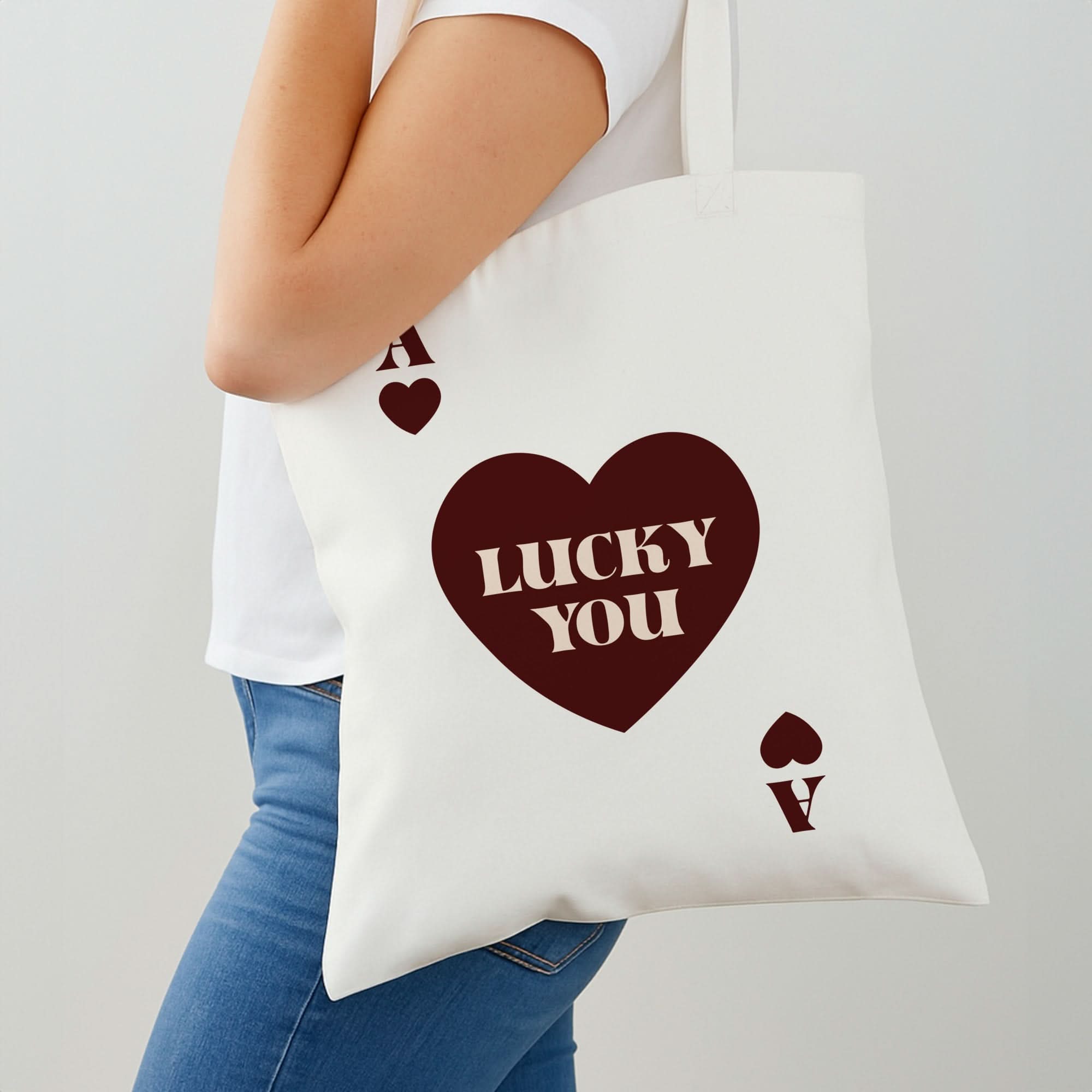 Ace Of Hearts Lucky You Shoulder Bag