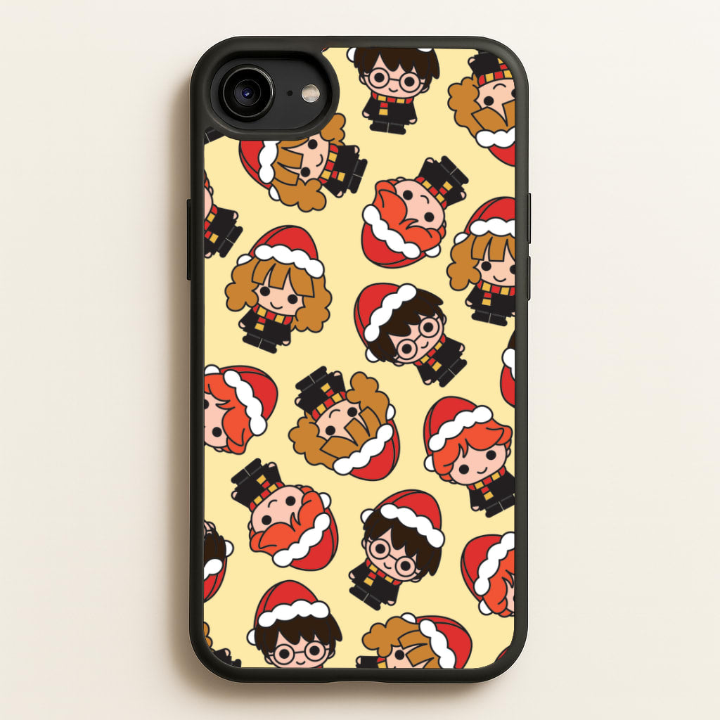 Wizards With Christmas Hats Pattern iPhone 6 / 7 / 8 / SE Case