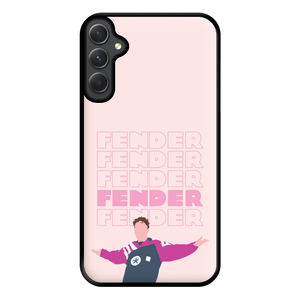 Fender Pink Sports Jersey Galaxy A54 Case