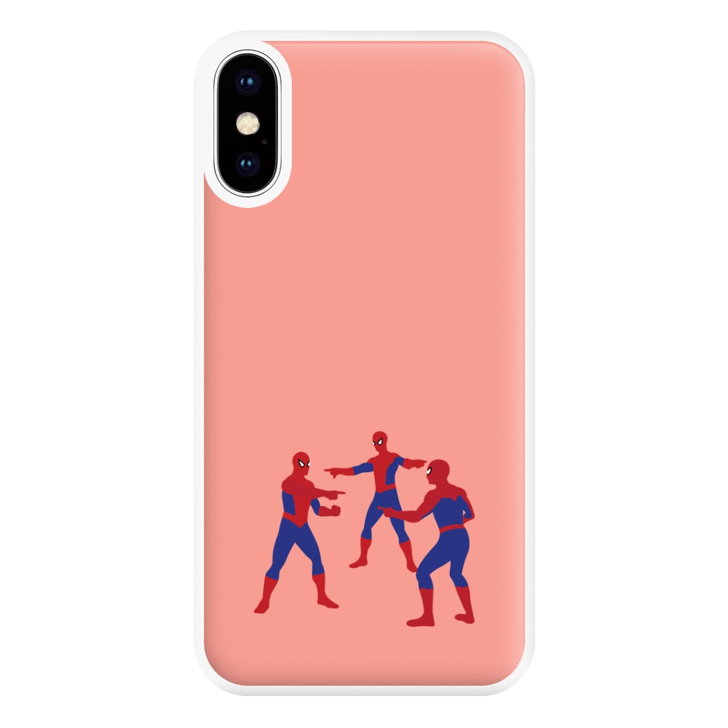 Spider Hero Pointing Meme iPhone XS Max Case