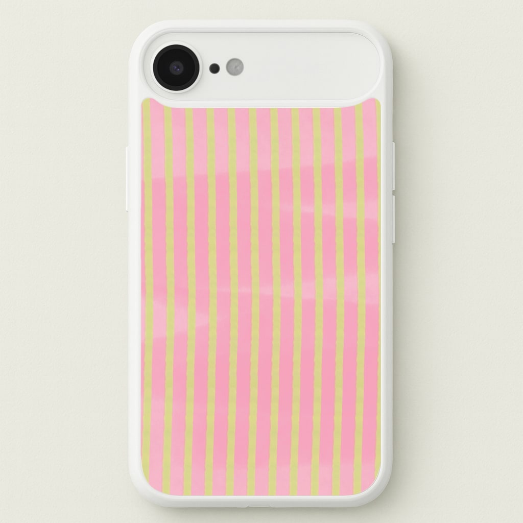 Pink Meadow Stripes iPhone 17 Air Case