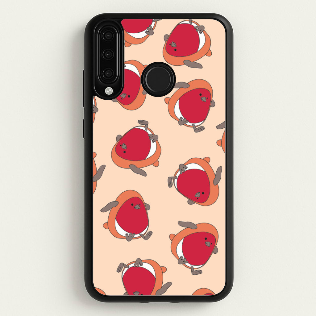 Christmas Robin Plush Pattern Huawei P30 Lite Case