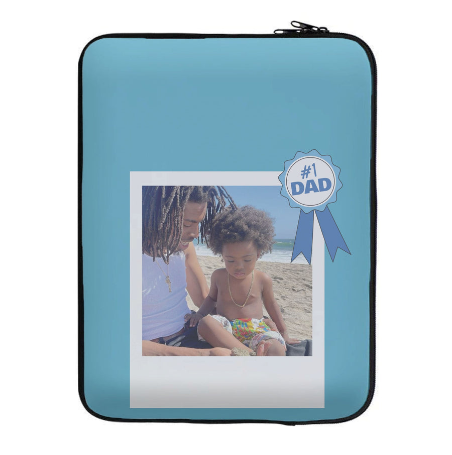 Number 1 Dad - Personalised Father's Day Laptop Sleeve