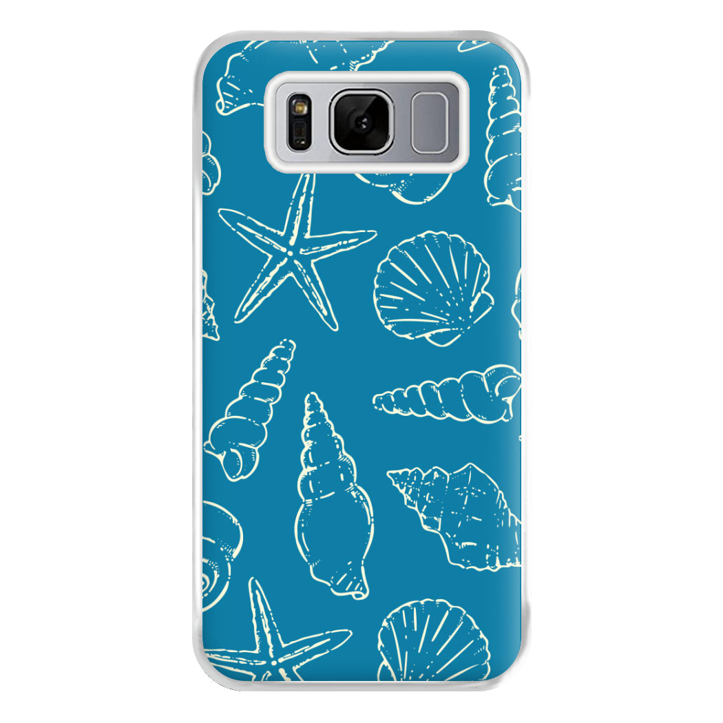 Sketched Shells Pattern Galaxy S8 Case