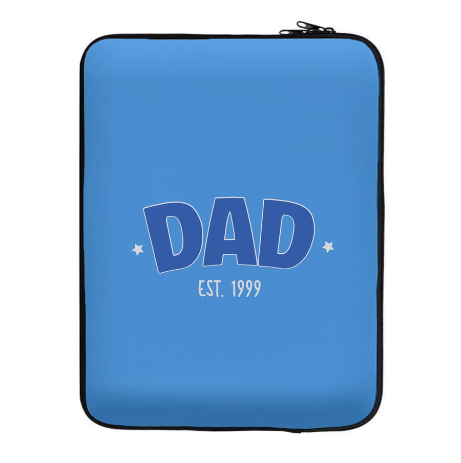 Dad Est - Personalised Father's Day Laptop Sleeve