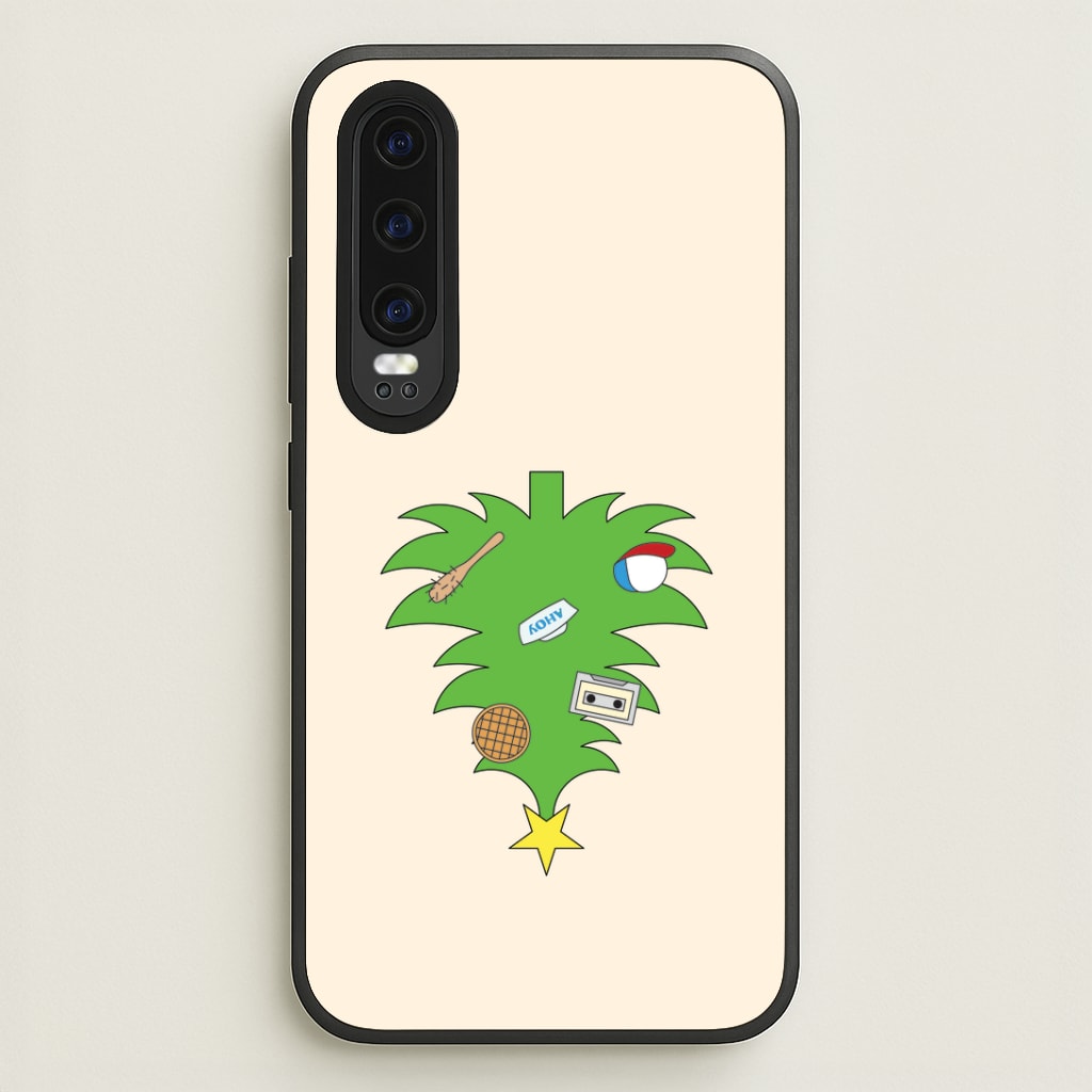 Upside Down Christmas Tree Huawei P30 Case