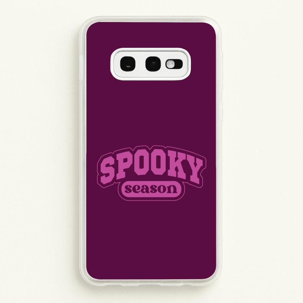 Spooky Season Varsity Galaxy S10e Case
