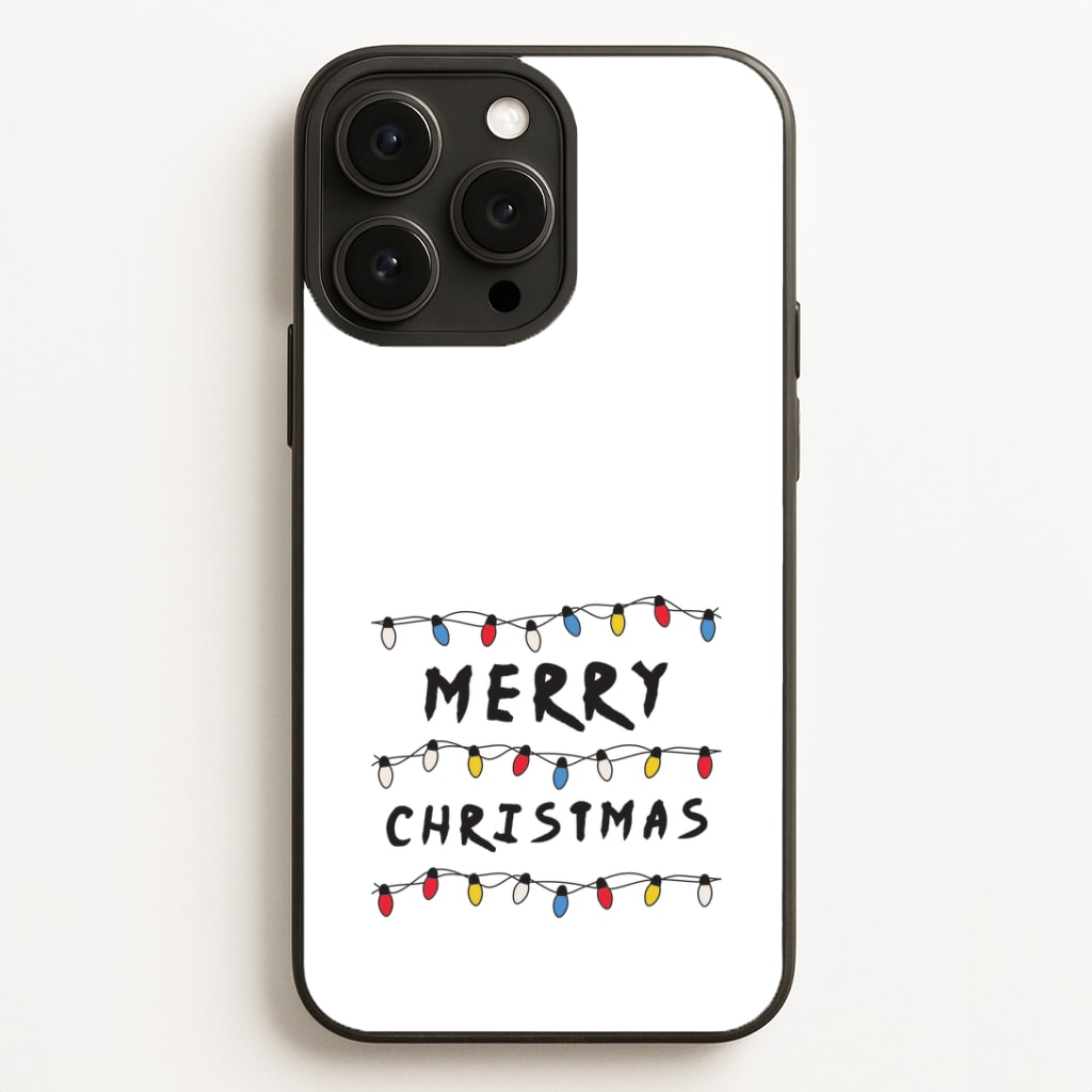 Merry Christmas String Lights iPhone 12 Pro Max Case