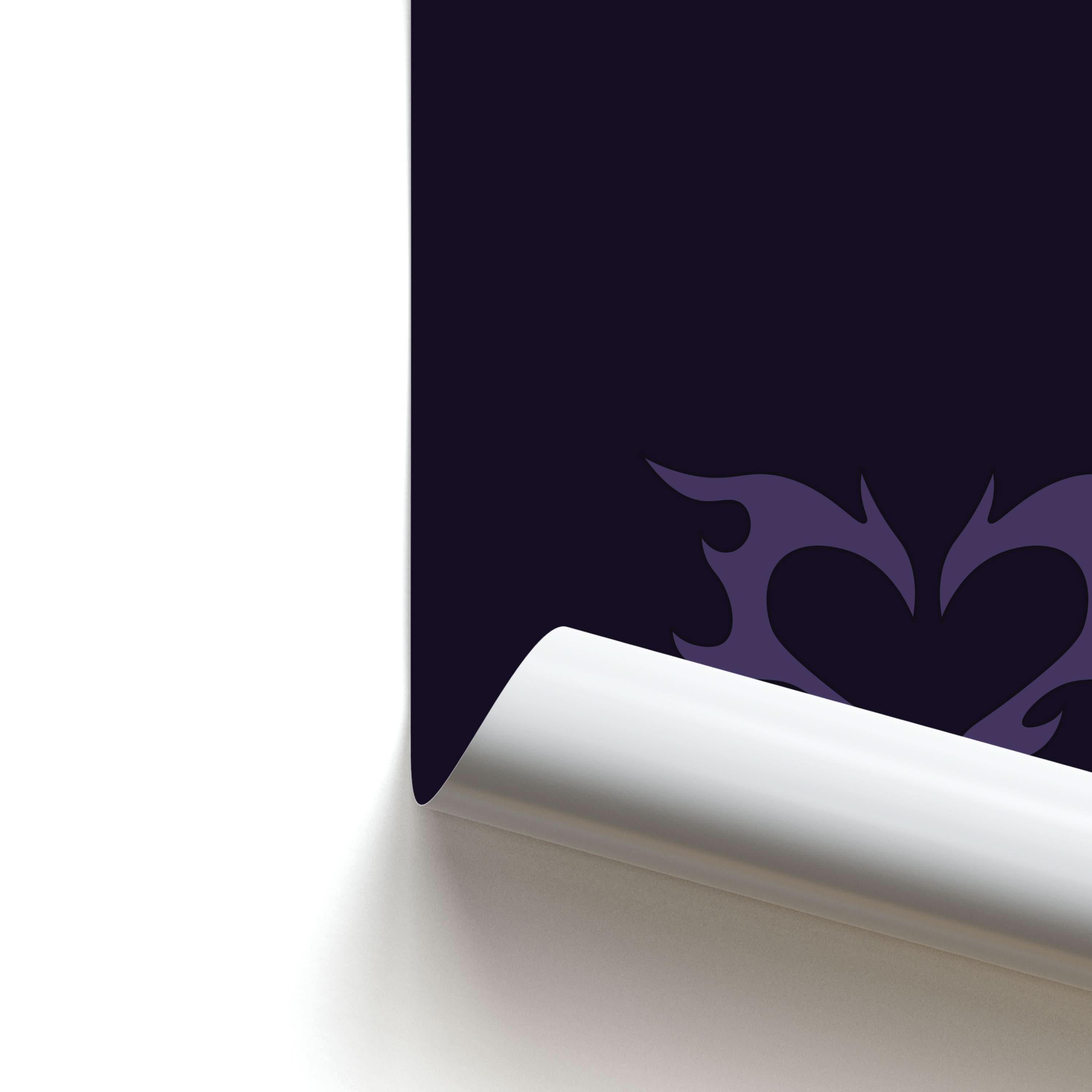 A Little Bit Goth Purple Poster