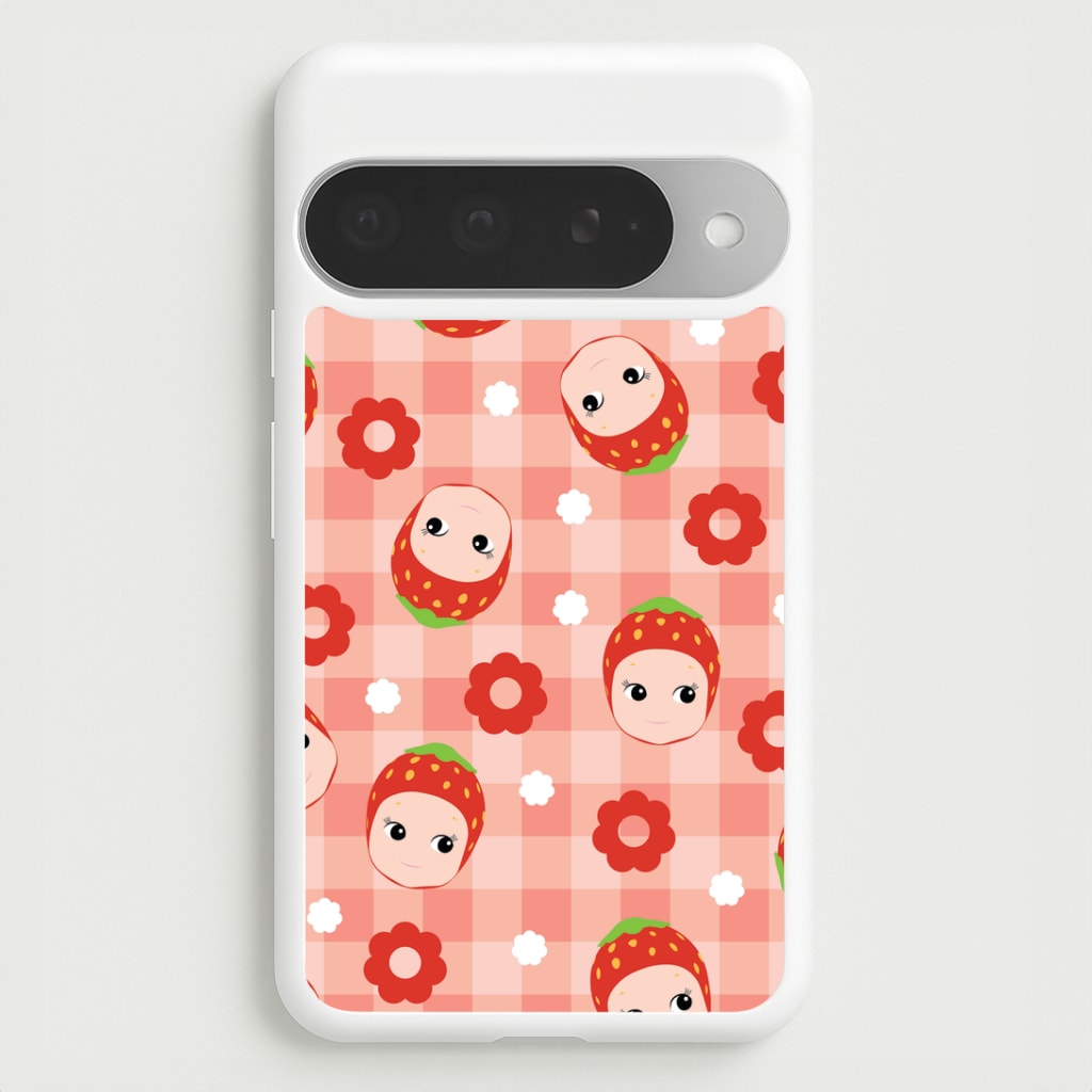Strawberry Angel Pattern Google Pixel 10 Pro XL Case
