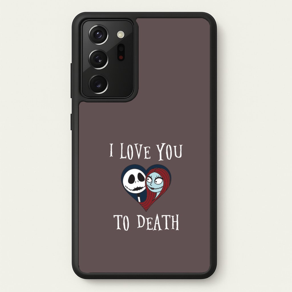 I Love You To Death Heart Galaxy Note 20 Ultra Case