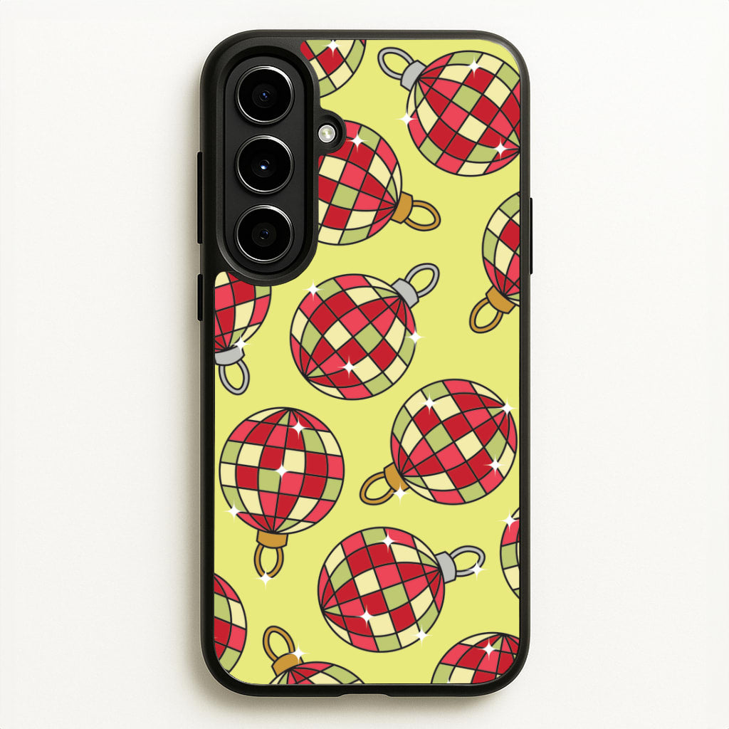 Disco Baubles Pattern Galaxy A56 Case