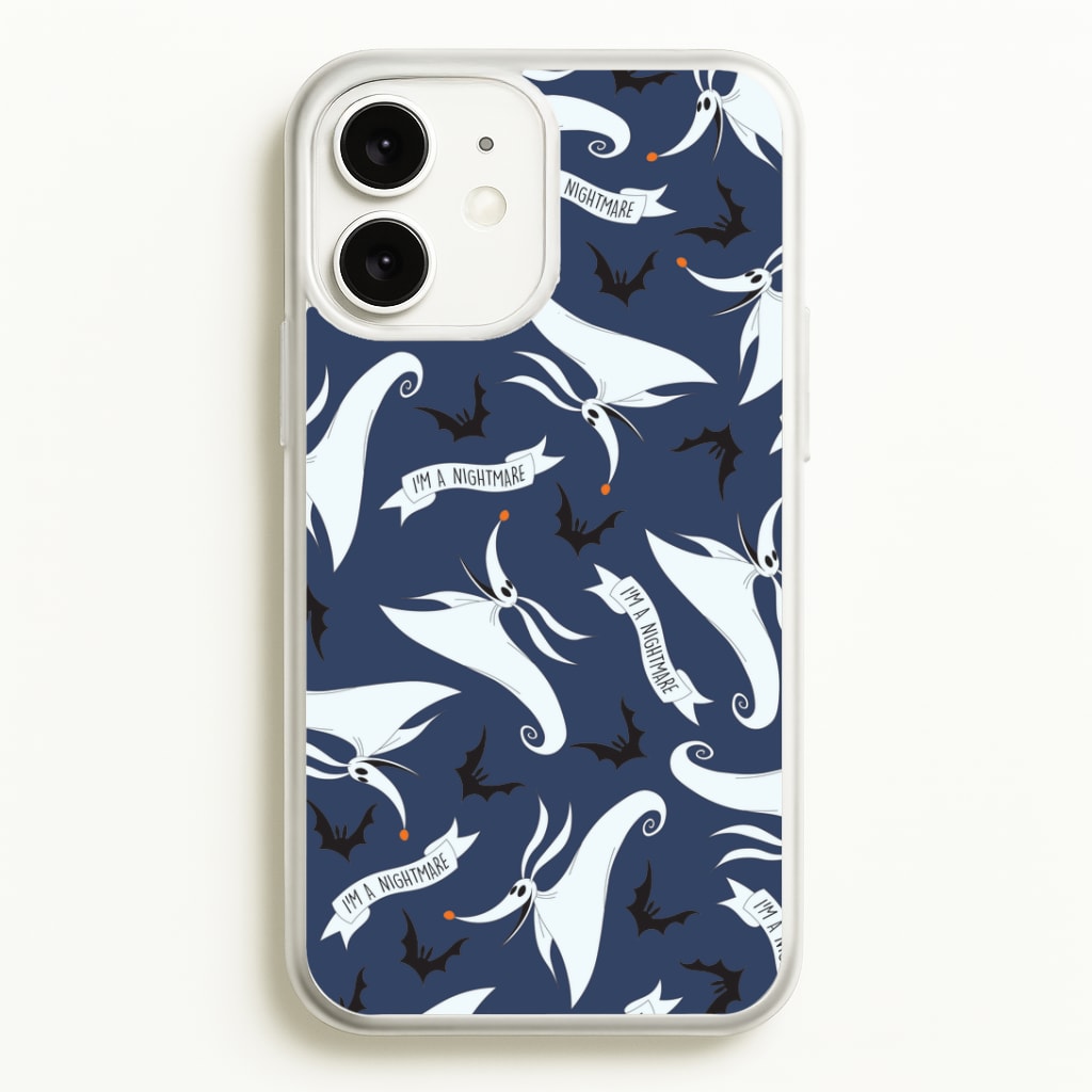 Skeleton Dog And Bats Pattern iPhone 11 Case